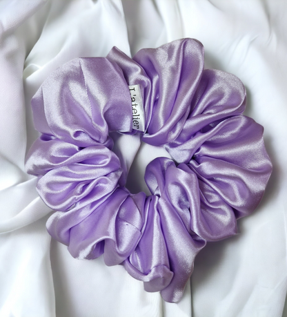 Chouchou en satin "VIOLETTA"